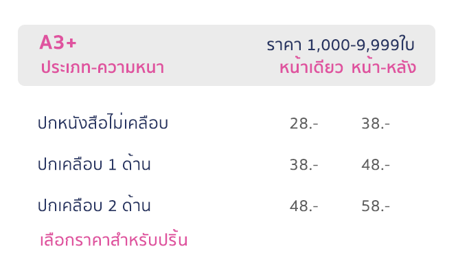 ปริ้นสี a3+